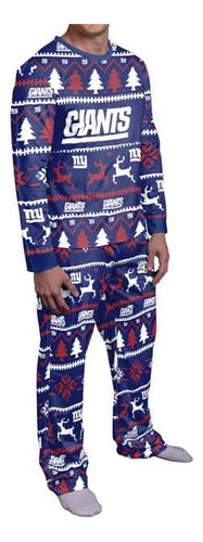 Giants New York Set Pijama Fútbol Americano Oficial Nfl