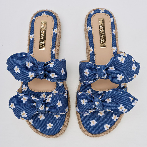 Sandalias Mujer Moramora 1156602 Marino Blanco 125-544