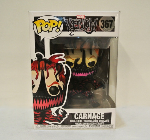 Imagen 2 de 2 de Funko Pop Marvel Venom Carnage #367 Original