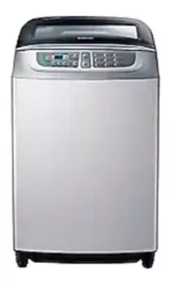 Lavarropas automático Samsung WA80F5S4UT plateado 8kg 220 V