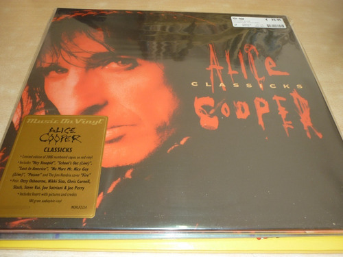 Alice Cooper Classicks Vinilo Nuevo Doble Rojo 180 G Ggjjzz