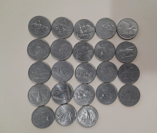 Monedas Americanas De 25 Ctv
