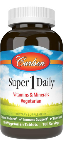 Multivitamínico Diario Carlson 180 Tabletas