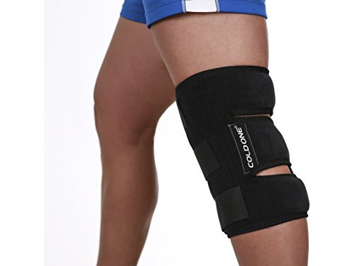 Knee Ice Pack Wrap Soft Brace + Compression For Post Knee Su