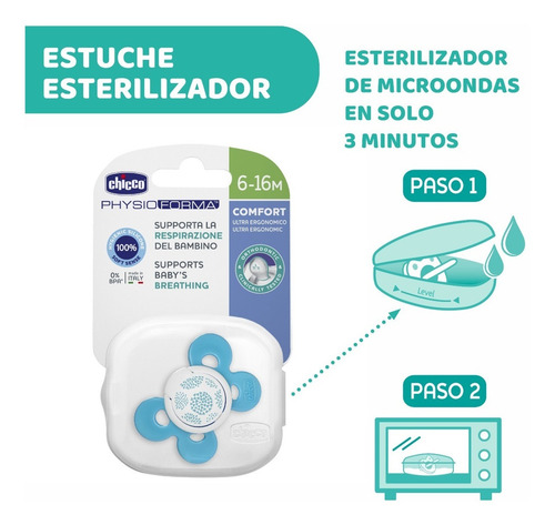 Imagen 8 de 10 de Chupete Divertido Physio Comfort Silicona 6-16m