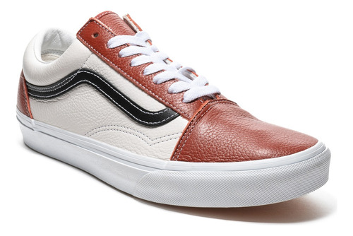 Tenis Vans Old Skool Para Hombre Red/black