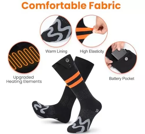 Calcetines Calefactables Para Hombres Y Mujeres, Calcetines