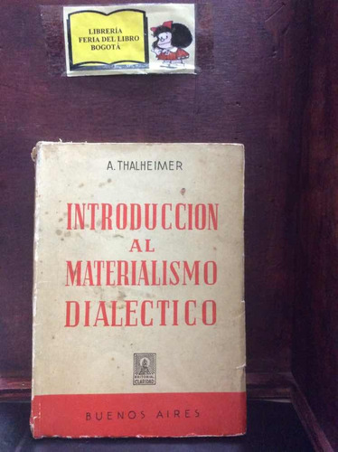 Introducción Al Materialismo Dialéctico- A. Thalheimer.