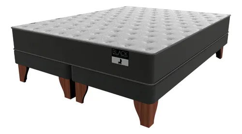 Cama 2 Plazas Europea Colchon De Resorte 150x190
