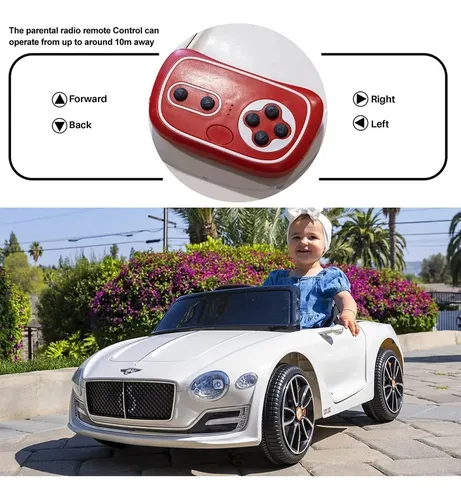 Montable El ctrico Bentley Exp12 Original Con Control Remoto
