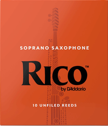 Imagen 1 de 3 de Rico By Daddario Ria1030 Caña 3.0 De Saxo Soprano Pack X 10