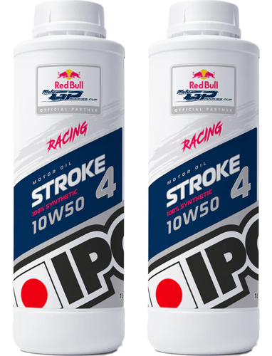 Aceite Motor Stroke 4 Ipone Racing 10w50 100% Sintetico X2un