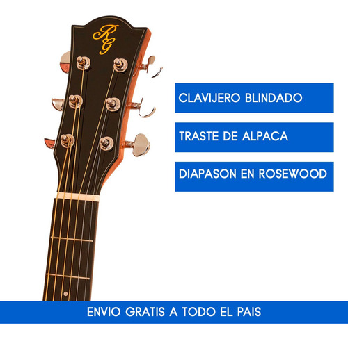 Guitarra Electroacústica Cuerdas De Acero Rómulo García