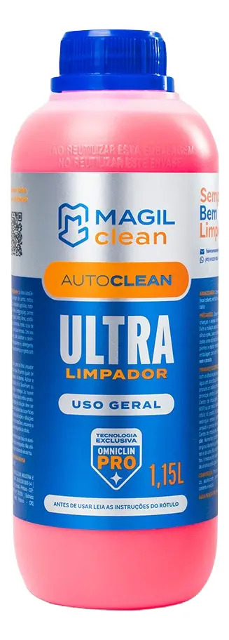 Magilclean Ultra Limpador Auto Clean Shampoo Removedor Sujeiras 1,15 L