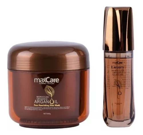 Maxcare Kit Crema Argan + Aceite De Argan