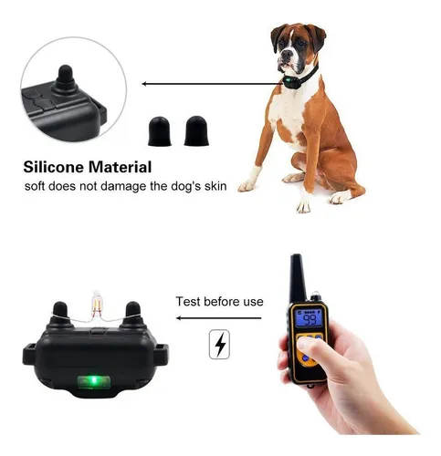 Un Juego De Choque Electrónico Para 2 Perros Collar De Entre