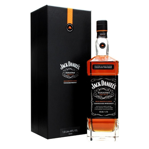 Whiskey Jack Daniels Sinatra Botellon De Litro En Caja Regal