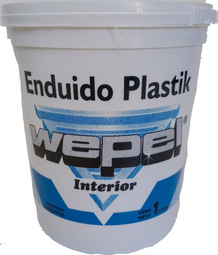 Enduido Plastico Interior Wepel  Plastik X 1 Lt.