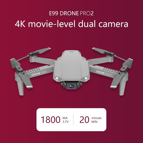 Nyr E99 Pro2 Rc Mini Drone 4k 1080p