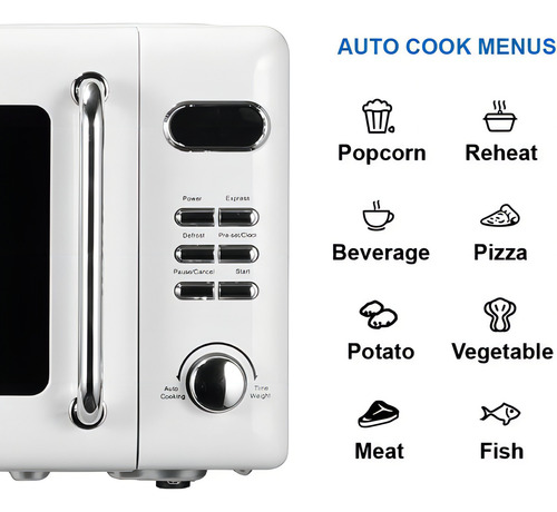 Emerson Horno Microondas Digital Retro
