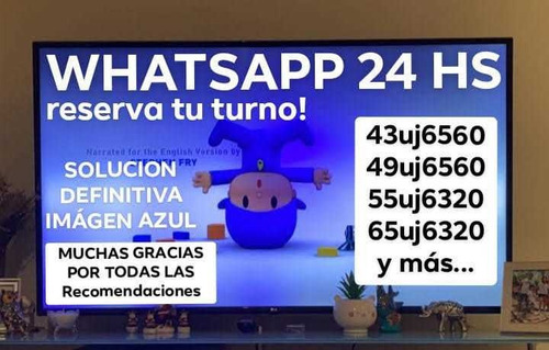 Imagen 2 de 10 de Servicio Tecnico Tv LG Led Samsung Philips Tcl Rca Hitachi