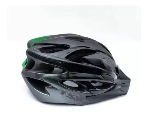 Capacete Bicicleta Mtb Speed Tsw Raptor Com Led E Viseira