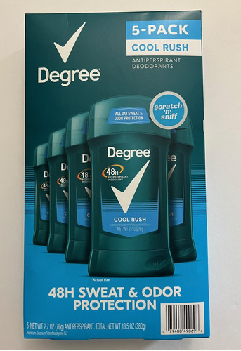 Desodorante Degree  Caballero  (5 Pack)