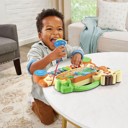 Piano De Brinquedo Vtech Zoo Jamz Giraffe Com 20 Músicas Por