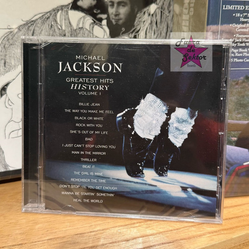 Cd Michael Jackson Greatest Hits History Eu Import. Remasterizado