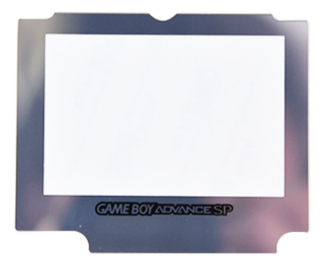 Mica Vidrio Color Plateado Para Game Boy Advance (gba) Sp