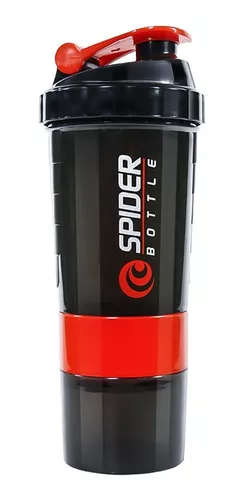 Vantage Shaker Botella Mezclador De Proteina Con Pastillero Vaso Termo  Cilindro Plastico Resistente Libre De BPA Gimnasio Batidor Suplementos