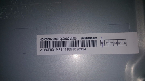 Placa Hisense Hle5015rtux 4k Ultra Hd Para Repuestos
