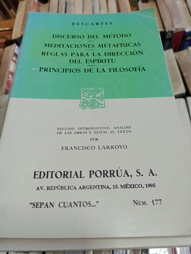 Discurso Del Metodo - Meditaciones Metafisicas - Descartes