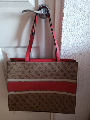 Bolsa Guess Monique Hwso7894230 Coral Monograma Oro Coral (Usado)
