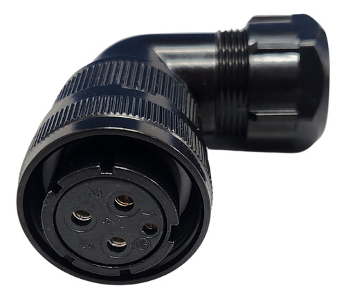 Conector Fêmea Militar P/ Cabo 4 Pinos W2-4vias