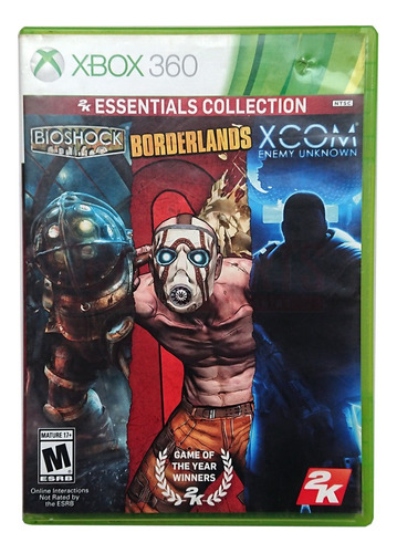 Xbox 360 Collection Bioshock Borderlands Xcom Enemy Unknow