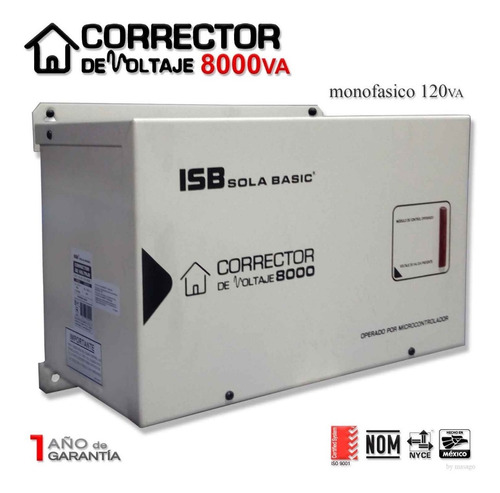 Corrector Voltaje Sola Basic 8kva / 8000va 15-81-120-8000