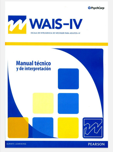 Wais Iv Escala De Inteligencia De Wechsler Para Adultos Iv