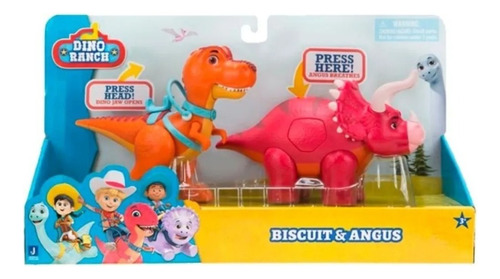 Dino Ranch X2 Deluxe Biscuit Y Angus Sharif Express