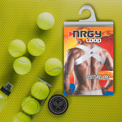 Imagen 7 de 7 de Corrector Postura Unisex Profesional Talla S- M Negro Nrgy