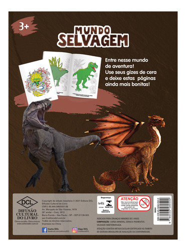 Cores - Dinossauros e dragões, de Editora DCL. Editorial Dcl em português, 2021