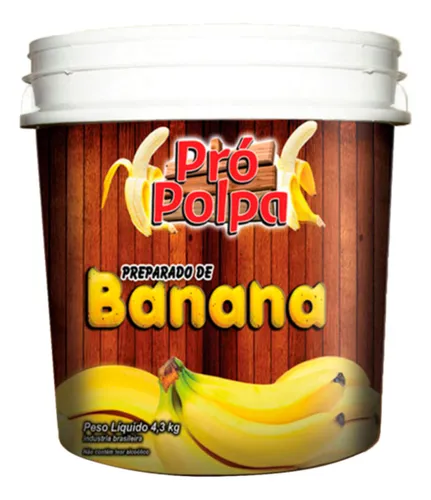 comprar Polpa De Banana Propolpa P\u002F Drinks Bolos E Sorvetes C\u002F 4,3kg