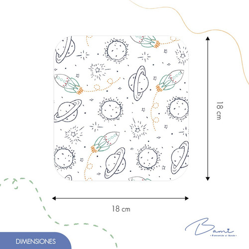Bami Toallas Faciales Para Bebé Absorbentes Set Con 4 Piezas