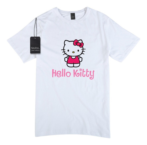 Remera Hombre Hello Kitty Diseño Art Logo - Pshk1