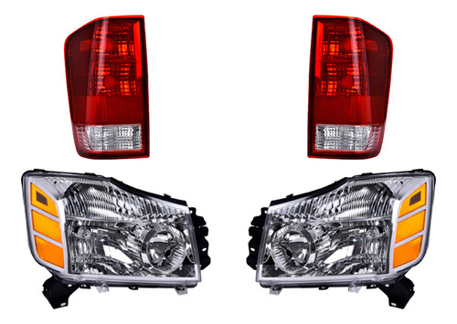 Kit Faros Y Calaveras Depo Titan Nissan 2004 - 2007