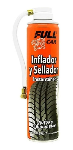 Inflador Sellador Fullcar Neumaticos Autos Motos 420cc