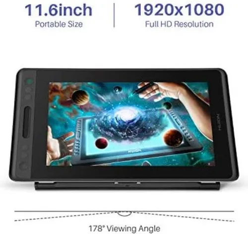 Huion Kamvas Pro 12 Tableta Gráfica Dibujo Con Pantalla 8192