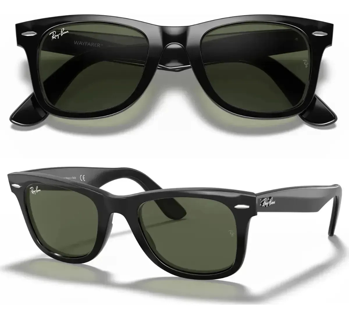 Óculos de Sol Ray-ban Wayfarer Rb2140 901 50-22 G-15