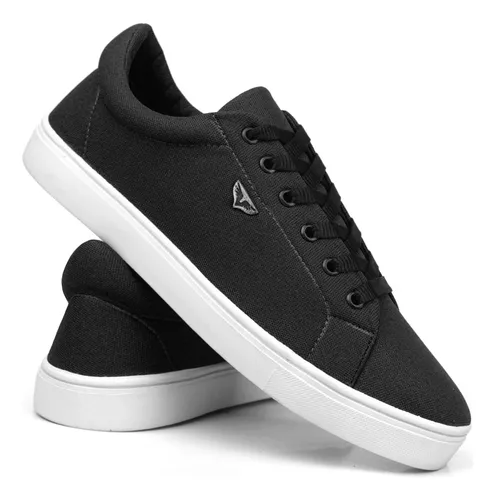 Sapatenis preto on sale masculino barato