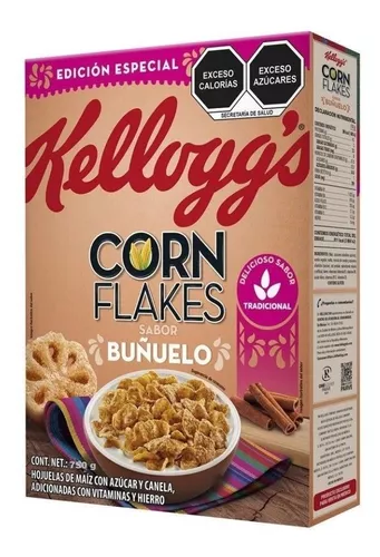 Kellogg's® Corn Flakes Hojuelas de maíz adicionadas con vitaminas y hierro